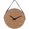 Clayre & Eef 6KL0781 Reloj de Pared Ø 30x4 cm - 1xAA Marrón