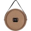 Clayre & Eef 6KL0781 Reloj de Pared Ø 30x4 cm - 1xAA Marrón