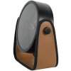 Clayre & Eef 6KL0783 Reloj de sobremesa 23x8x22 cm - 1xAA Negro - Marrón