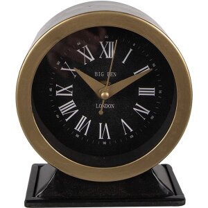 Clayre & Eef 6KL0785 Reloj de sobremesa 12x6x14 cm -...