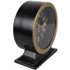 Clayre & Eef 6KL0785 Reloj de sobremesa 12x6x14 cm - 1xAA Negro