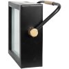 Clayre & Eef 6KL0789 Reloj de sobremesa 19x5x19 cm - 1xAA Negro - Blanco