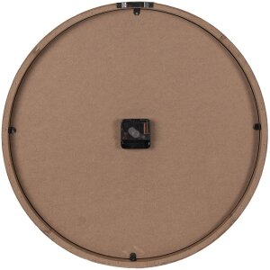 Clayre & Eef 6KL0793 Reloj de Pared Ø 50x6 cm - 1xAA Negro - Dorado