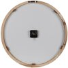 Clayre & Eef 6KL0794 Reloj de Pared Ø 50x4 cm - 1xAA Blanco - Marrón