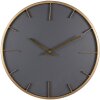 Clayre & Eef 6KL0795 Reloj de Pared Ø 45x4 cm - 1xAA Gris