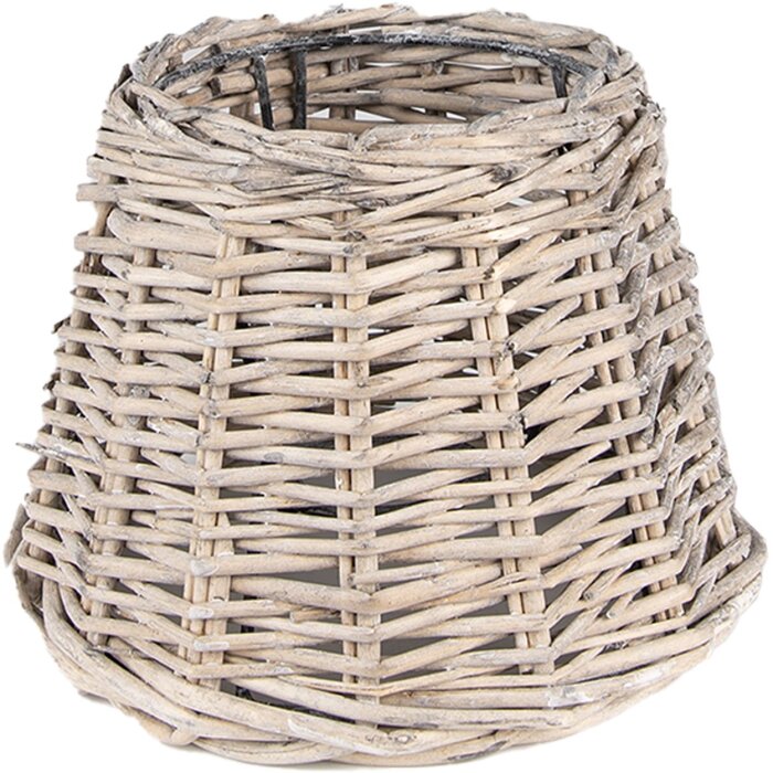 Clayre & Eef 6LAK0542 Pantalla Ø 20x15 cm - E27 Marrón
