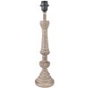 Clayre & Eef 6LMP773 Portalámpara Ø 13x51 cm E27-máx 1x60W Marrón Redondo