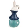 Clayre & Eef 6PR3614 Decoración Conejo 9x8x21 cm Turquesa