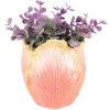 Clayre & Eef 6PR3623 Maceta decorativa 12x8x15 cm Naranja