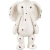 Clayre & Eef 6PR3640 Decoración Elefante 6x4x10 cm Beige - Marrón