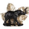 Clayre & Eef 6PR3816 Decoración Elefante 25x10x18 cm Negro - Dorado