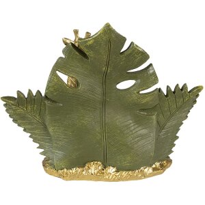Clayre & Eef 6PR3818 Decoración Jirafa 24x10x19 cm Color Oro - Verde