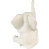 Clayre & Eef 6PR3820 Decoración Elefante 8x6x10 cm Blanco - Rosa