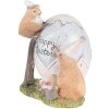 Clayre & Eef 6PR3824 Decoración Pollito 12x9x12 cm Gris - Marrón