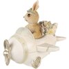 Clayre & Eef 6PR3838 Decoración Conejo 15x11x12 cm Beige - Marrón