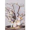 Clayre & Eef 6PR3844 Decoración Conejo 12x6x13 cm Marrón - Amarillo