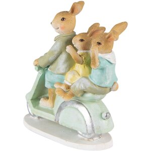 Clayre & Eef 6PR3845 Decoración Conejo 17x7x15...