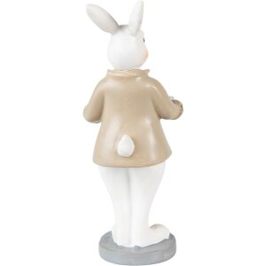 Clayre & Eef 6PR3867 Decoración Conejo 6x6x15 cm Beige - Marrón