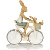 Clayre & Eef 6PR3869 Decoración Conejo 18x7x22 cm Blanco - Beige