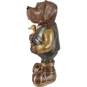 Clayre & Eef 6PR3882 Decoración Perro 16x14x34...