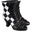 Clayre & Eef 6PR3890 Decoración Zapatillas 15x12x15 cm Negro - Blanco