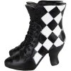 Clayre & Eef 6PR3890 Decoración Zapatillas 15x12x15 cm Negro - Blanco