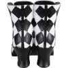 Clayre & Eef 6PR3890 Decoración Zapatillas 15x12x15 cm Negro - Blanco