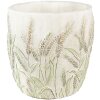 Clayre & Eef 6TE0463S Maceta Ø 13x13 cm Verde - Beige