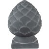 Clayre & Eef 6TE0470M Decoración Piña Ø 18x24 cm Gris