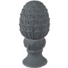 Clayre & Eef 6TE0471 Decoración Piña Ø 14x29 cm Gris