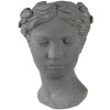 Clayre & Eef 6TE0472 Maceta Mujer 18x17x25 cm Gris