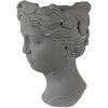 Clayre & Eef 6TE0472 Maceta Mujer 18x17x25 cm Gris