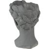Clayre & Eef 6TE0472 Maceta Mujer 18x17x25 cm Gris