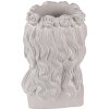 Clayre & Eef 6TE0486 Maceta Cabeza 20x17x30 cm Gris