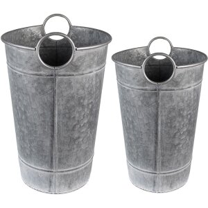 Clayre & Eef 6Y4888 Jardinera (2 piezas) Ø...