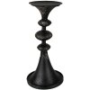 Clayre & Eef 6Y4945 Candelero Ø 15x34 cm Negro