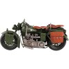 Clayre & Eef 6Y4962 Modelo Moto con Sidecar 38x26x18 cm Verde