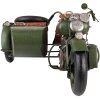 Clayre & Eef 6Y4962 Modelo Moto con Sidecar 38x26x18 cm Verde