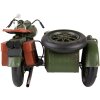 Clayre & Eef 6Y4962 Modelo Moto con Sidecar 38x26x18 cm Verde