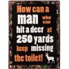 Clayre & Eef 6Y5135 Señal de texto 25x1x33 cm Negro