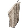 Clayre & Eef 6Y5253 Cesta 23x9x21-37 cm Marrón - Beige