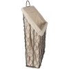 Clayre & Eef 6Y5253 Cesta 23x9x21-37 cm Marrón - Beige