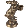 Clayre & Eef 6Y5322 Candelero Conejo 10x7x16 cm Color Oro