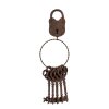 Clayre & Eef 6Y5422 Llavero decorativo 12x6x35 cm Marrón