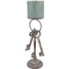 Clayre & Eef 6Y5423 Portavelas 13x11x33 cm Gris
