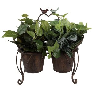 Clayre & Eef 6Y5436 Jardinera 39x18x39 cm Marrón