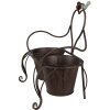 Clayre & Eef 6Y5436 Jardinera 39x18x39 cm Marrón