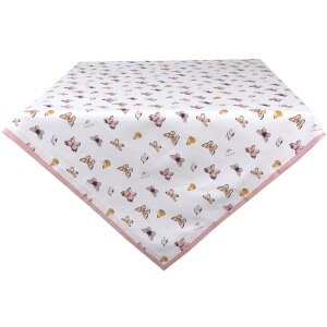 Clayre & Eef BPD05 Mantel 150x250 cm Beige - Rosa...
