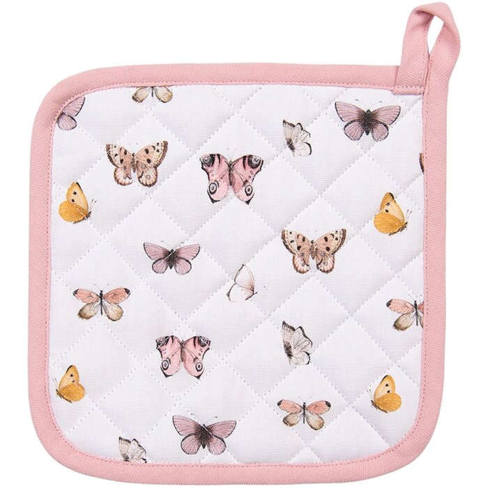Clayre & Eef BPD45K Potholder Niño 16x16 cm Beige - Rosa