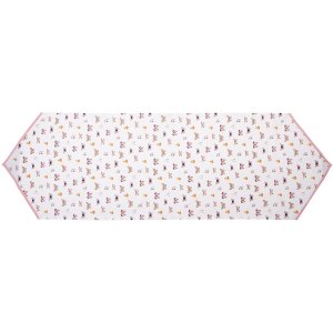 Clayre & Eef BPD65 Traves de Mesa 50x160 cm Beige - Rosa